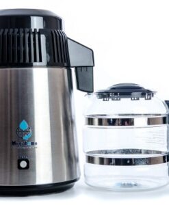 Distillateur d'eau de Mer + Carafe en Verre + Bec Verseur + Filtre